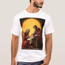 Heilige Familie Baby Jesus Mary und Joseph Men-T-S T-Shirt