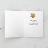 Heilige Familie der Geburt Christi Feiertagskarte (Innenseite)