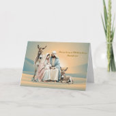 Heilige Familie Feiertagskarte (Vorderseite)