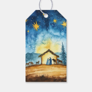 Heilige Familie in Bethlehem Nacht Geschenkanhänger