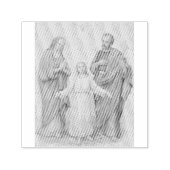 Heilige Familie Jesus, Jungfrau Maria und Heiliger Permastempel (Design)