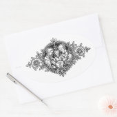 Heilige Familie Jesus Mary St. Joseph Ovaler Aufkleber (Umschlag)