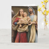 Heilige Familie Karte (Gelbe Blume)