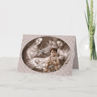 Heilige Familie Kleiner Schlagzeuger Junge CC0788 Feiertagskarte