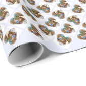 Heilige Familie: Krippe Geschenkpapier (Rolleneckpunkt)