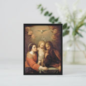 Heilige Familie mit Cherubs von Gutierrez Postkarte (Stehend Vorderseite)
