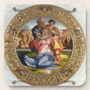 Heilige Familie mit Johannes (Doni Tondo), 1504-05 Getränkeuntersetzer