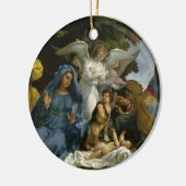Heilige Familie mit John the Baptist Keramikornament (Links)