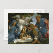 Heilige Familie mit John the Baptist Postkarte (Vorne/Hinten)