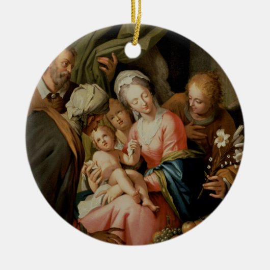 Heilige Familie mit St Anne Keramikornament (Vorne)