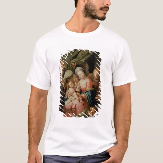 Heilige Familie mit St Anne T-Shirt (Vorderseite)