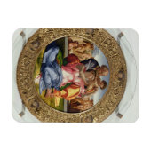Heilige Familie mit St. John (Doni Tondo), 1504-05 Magnet (Horizontal)