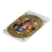 Heilige Familie mit St. John (Doni Tondo), 1504-05 Magnet (Linke Seite)