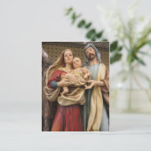 Heilige Familie Postkarte (Stehend Vorderseite)