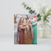 Heilige Familie Postkarte (Stehend Vorderseite)