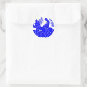 Heilige Familie Runder Aufkleber (Tasche)