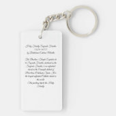 Heilige Familie Schlüsselanhänger (Rückseite)