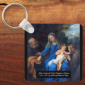 Heilige Familie Schlüsselanhänger (Vorderseite)