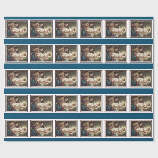 Heilige Familie, St Joseph, Mary, Jesus Geschenkpapier (Flach)