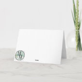 Heilige Familie und Stern von Bethlehem Karte (Rückseite)