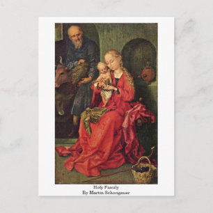 Heilige Familie von Martin Schongauer Postkarte
