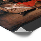 Heilige Familie von Rembrandt Harmensz. Van Rijn Poster (Ecke)