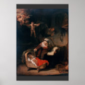 Heilige Familie von Rembrandt Harmensz. Van Rijn Poster (Vorne)