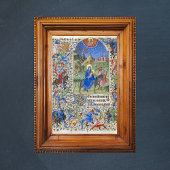 Heilige Familienflug nach Ägypten Mittelalterliche Poster