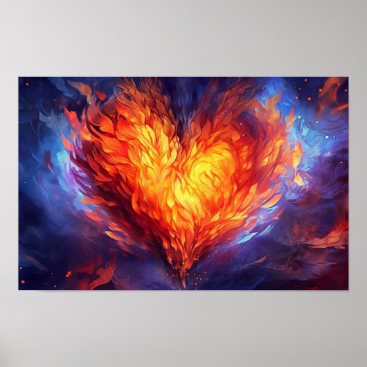 Heilige Flamme der Liebe Poster (Vorne)
