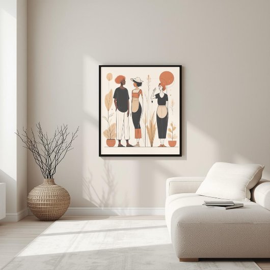 Heilige Form – Moderne feminine Geometrie Poster