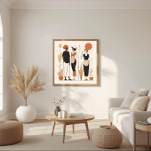 Heilige Form – Moderne feminine Geometrie Poster