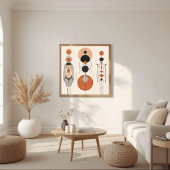 Heilige Form – Moderne feminine Geometrie V Poster