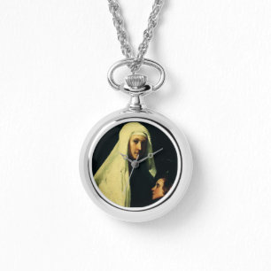 Heilige Franziska von Rom Schutzengel Fine Art Armbanduhr