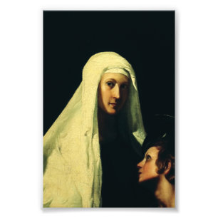 Heilige Franziska von Rom Schutzengel Fine Art Fotodruck