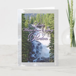 Heilige Franziskaner Gebet Karte