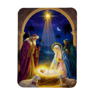Heilige Geburt Weihnachten Magnet