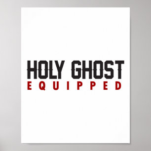 Heilige Geistermöblierung Ghost Halloween Spooky J Poster