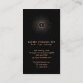 *~* Heilige Geometrie Alchemy Mandala Shaman Visitenkarte (Rückseite)