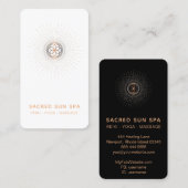 *~* Heilige Geometrie Alchemy Shaman Mandala Visitenkarte (Vorne/Hinten)