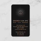 *~* Heilige Geometrie Alchemy Shaman Mandala Visitenkarte (Rückseite)