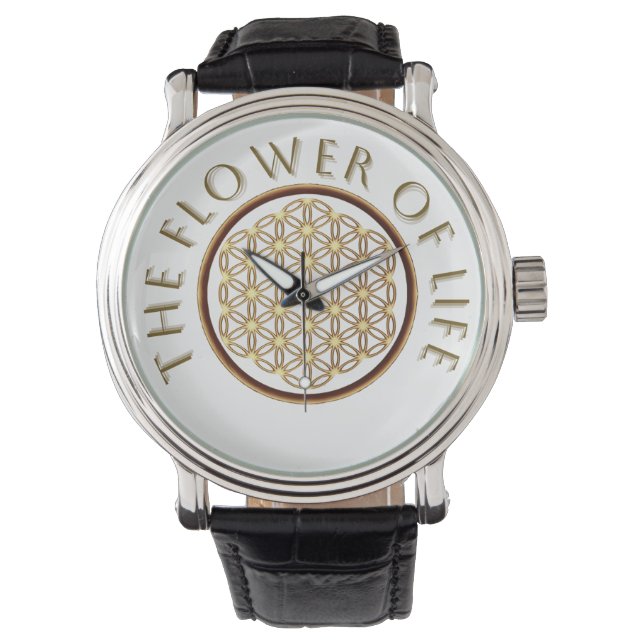 Heilige Geometrie Armbanduhr (Vorderseite)