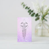 *~* Heilige Geometrie Aufklärung Nirvana Pastel Visitenkarte (Stehend Vorderseite)