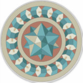 Heilige Geometrie Aufkleber (Vorderseite)
