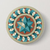 Heilige Geometrie Button (Vorderseite)