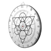heilige Geometrie Dartscheibe (Vorderseite rechts)