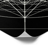 Heilige Geometrie der dritten Dimension Poster (Ecke)