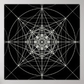 Heilige Geometrie der dritten Dimension Poster (Vorne)