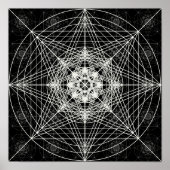 Heilige Geometrie der dritten Dimension Poster (Vorne)