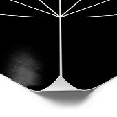 Heilige Geometrie der dritten Dimension Poster (Ecke)