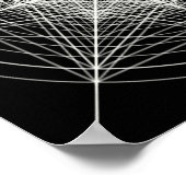 Heilige Geometrie der dritten Dimension Poster (Ecke)